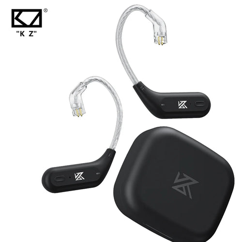 AZ09 HD Bluetooth Ear Hook Headset Cable HIFI Wireless Upgrade Cable with Charging Case
