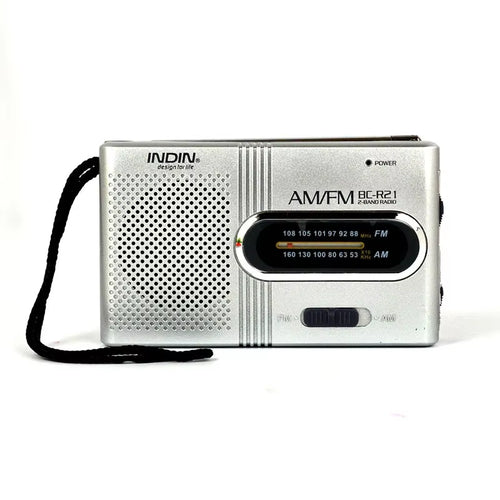 BC-R21/961/962 Mini Radio AM FM Battery Operated Portable Radio Best Reception Longest Lasting for Running Walking Home Soundbox